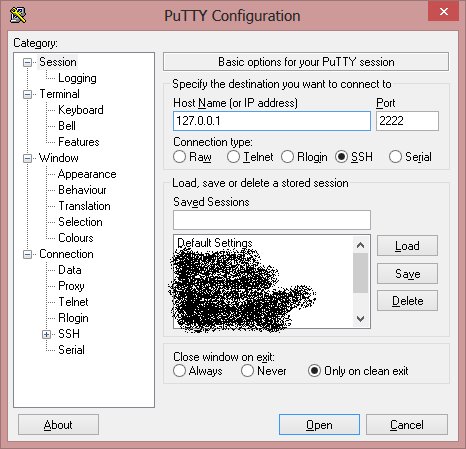 Setting up puTTY - 1