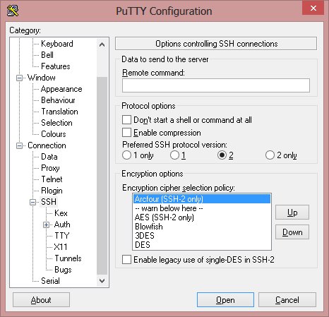 Setting up puTTY - 4